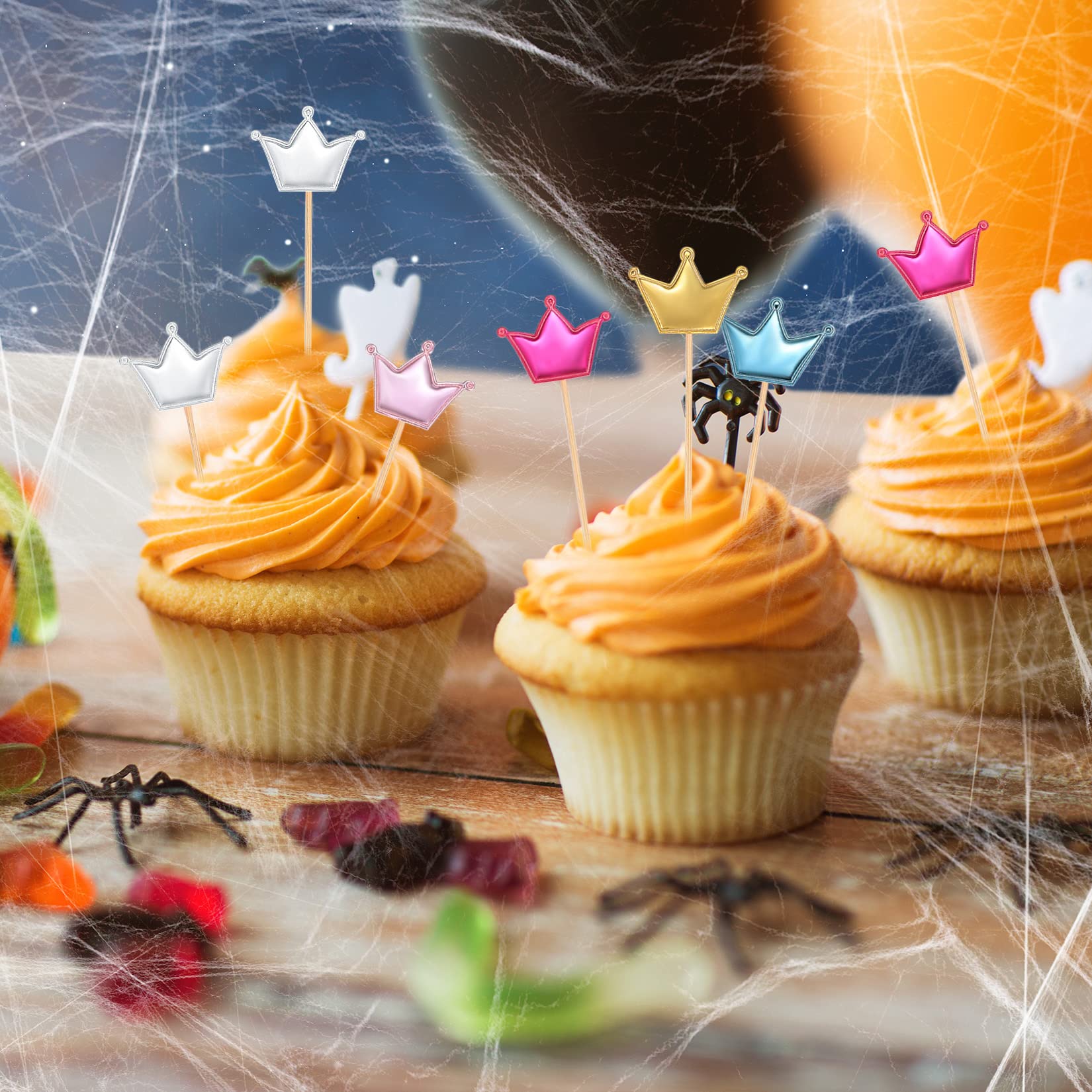 Meilo Pirottini Di Carta Per Muffin - 200 Pezzi In 4 Design, Per Forno E Dessert - Foto 9