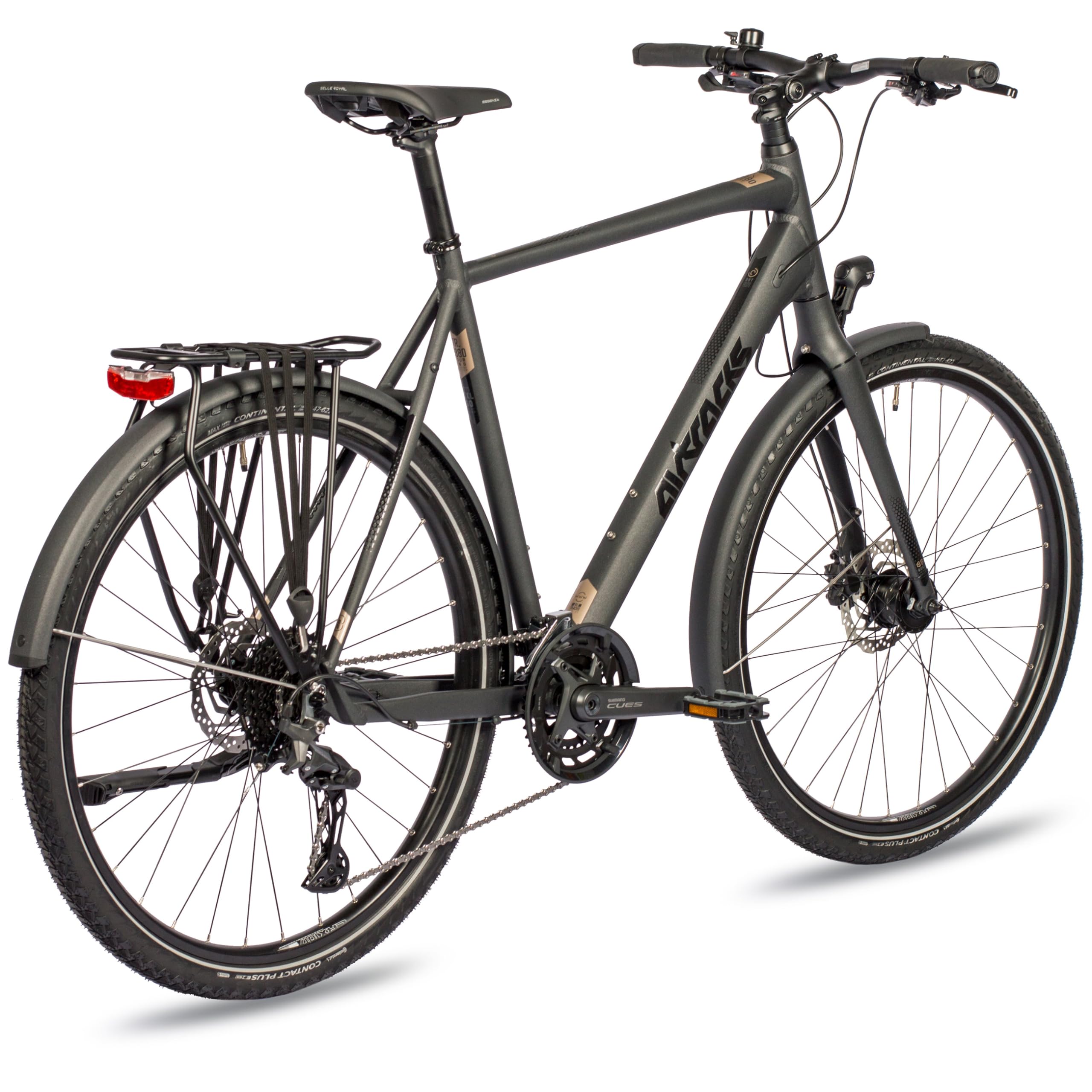Airtracks 28 Zoll Herren XXL Trekking Fahrrad Reinforced bis150 kg TR.2880-C 2x10 Gang NEW Shimano CUES RD-U6020-10 Shadow - Rahmen 56 60 - Modell 2026