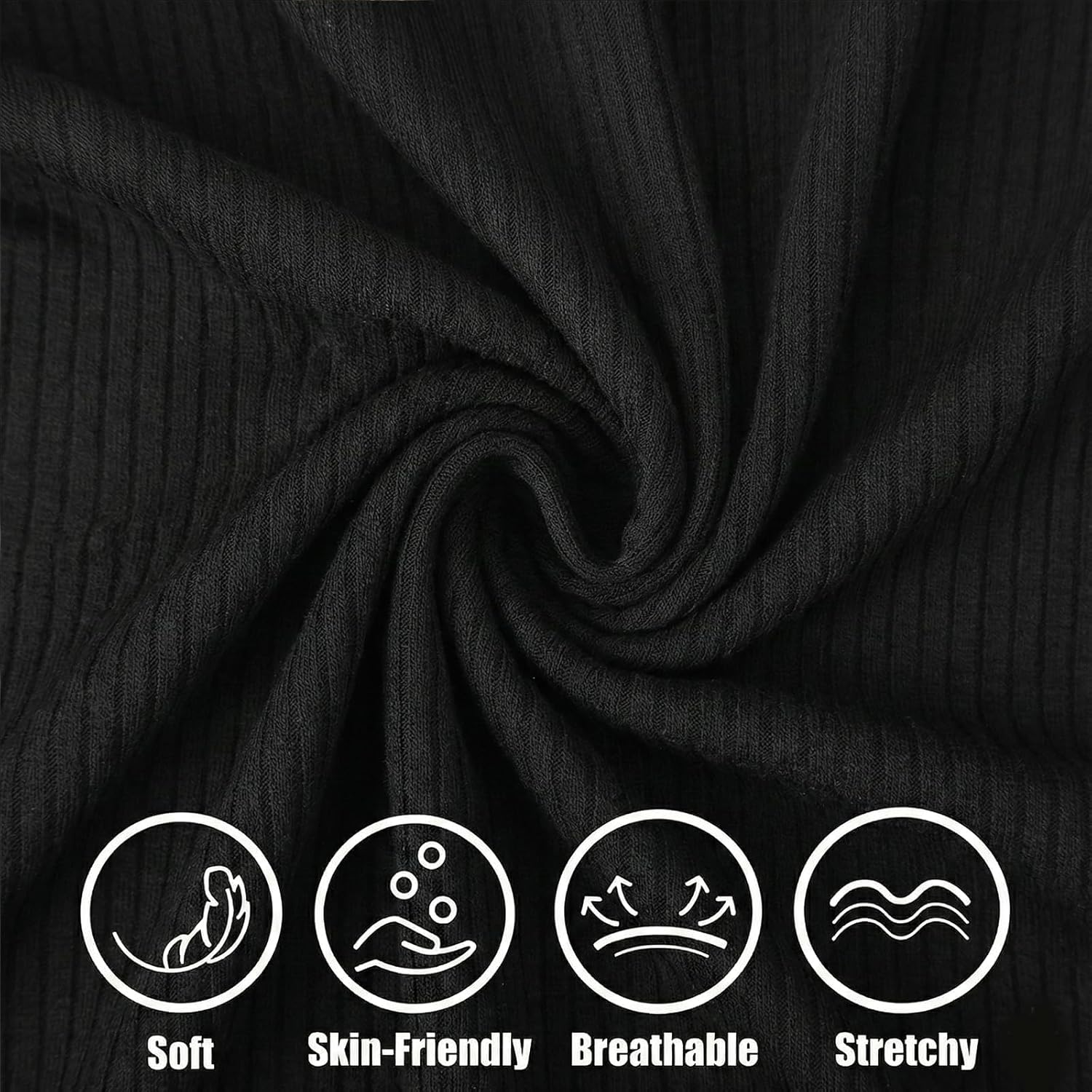 TrailTech Men's Ribbed Tank Tops Knit Casual Sleeveless Workout Muscle T Shirt Gym Undershirts Beach Tank - Image 7