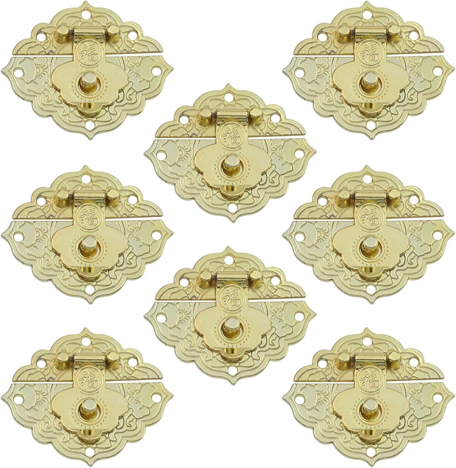 T Tulead Golden Hasp Latches Box Latch Hasps Decorative Hasp Clasp