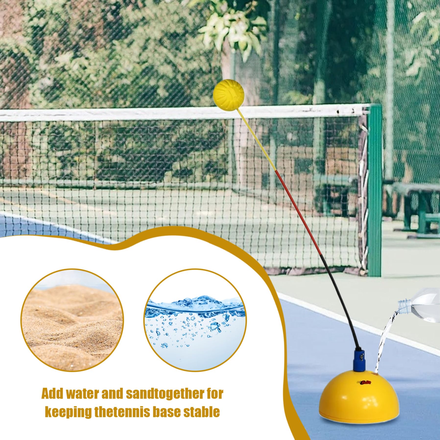 Tennis Trainer for Kids Solo Self Tennis Pratica Dispositivo 27 Attrezzatura Attrezzatura Aiuto Aiuto Esercitazioni Corretta Postura del Corpo per Bambini Remoder