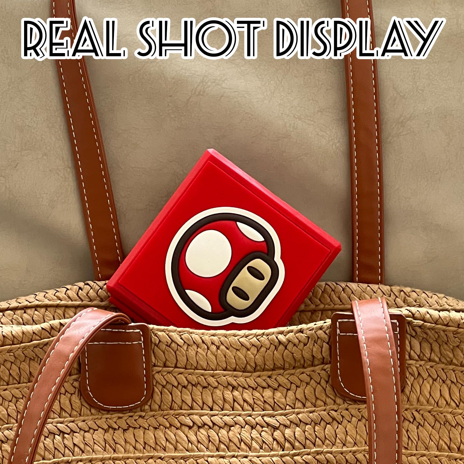 BAYINBROOK Estuche para Tarjetas de Juego Switch, Caja con 12 Ranuras, Carcasa Dura Impermeable, Organizador Portátil para Juegos y Accesorios (B05)