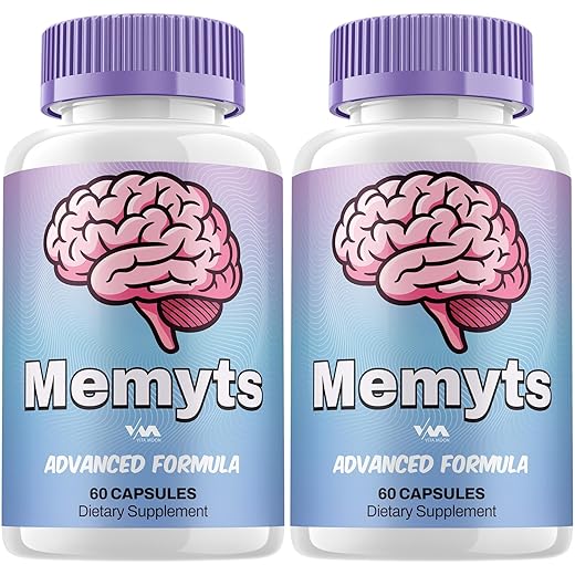 Vitamoon (2 Pack) Memyts Brain Supplement Capsules – Memyts Nootropics Pills, Function Support and Reviews, 120 Capsules