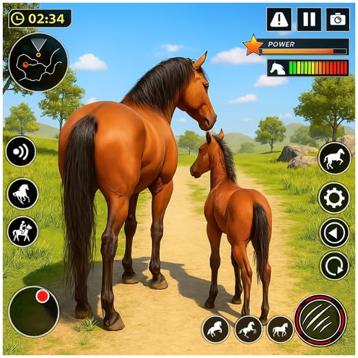 Wildpferde Familien Simulator für Tierfans