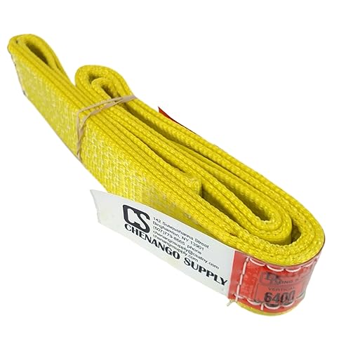 DD Sling (fabricado en EUA). Varios tamaños en el listado. 2 capas con ojo torcido, eslingas de nailon para suspensión, resistente (900 correas),