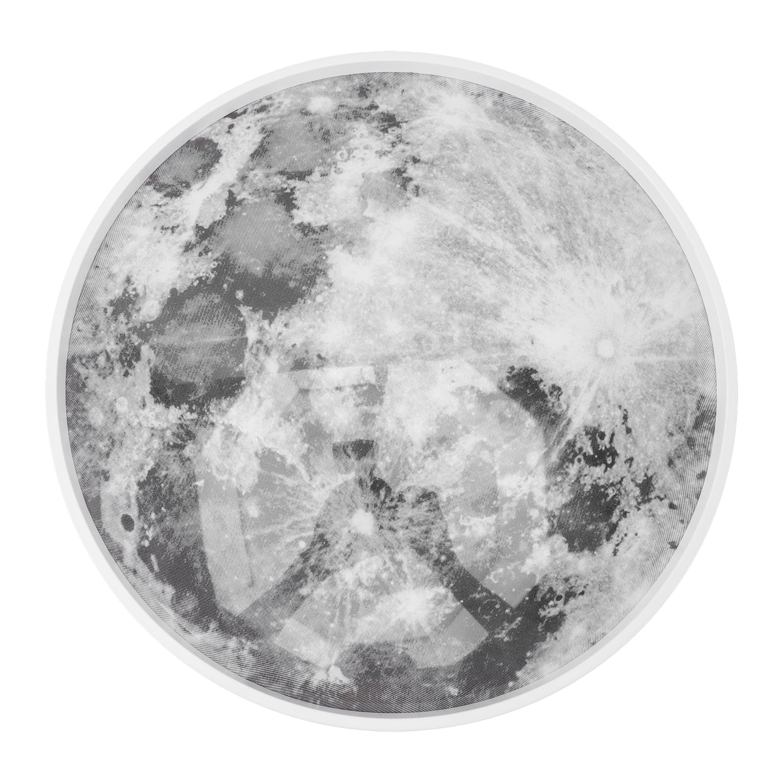 aqxreight Luce del Soffitto a LED F Monte con Controllo Telecomandata Controllo STEPL Dimmeble Moon Affermazione Luce per le Camere da Letto Sogni 18.9 In Luna Bianca Monta Che Serve