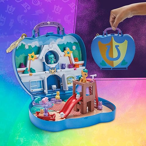 Miniatura 9 de My Little Pony Mini World Magic - Juguete de esquina compacto para crear criatura, juego para construir con enganche Trailblazer Pony para niños a