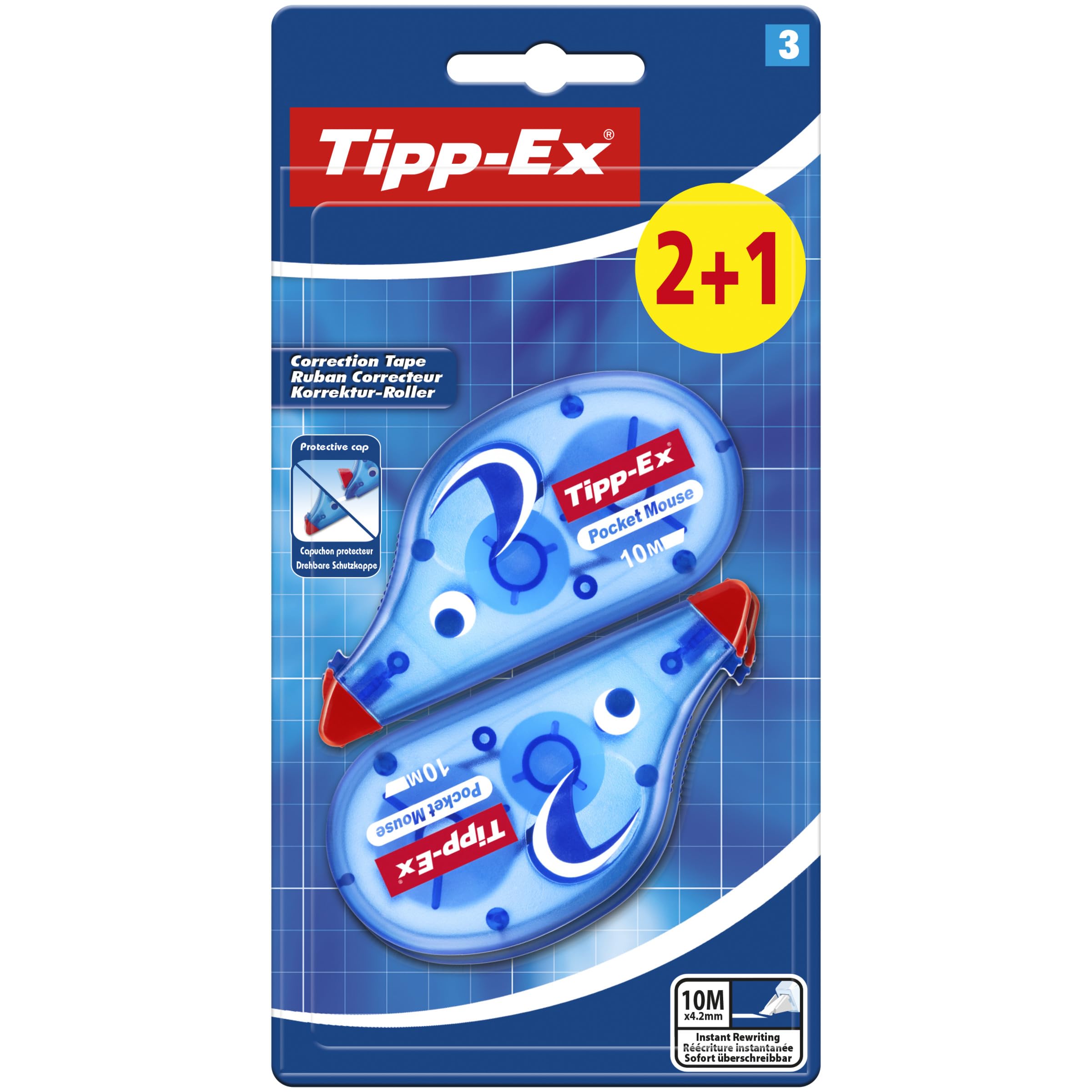 Best Price Square TIPP-EX Pocket Mouse 3PK 890619 by TIPP-EX