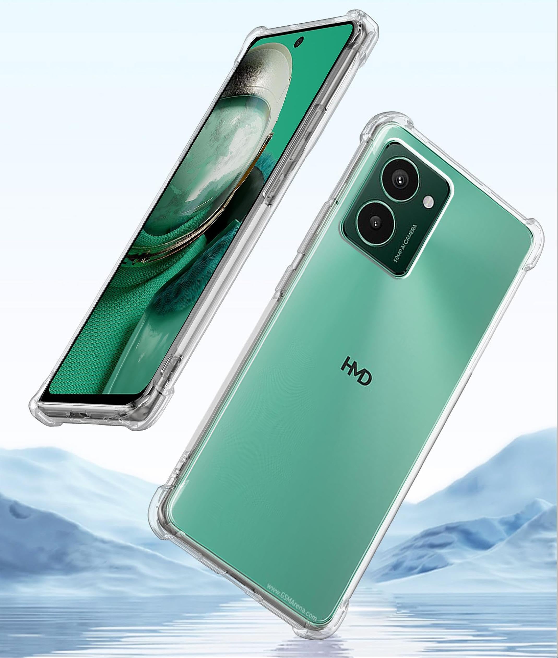 hoesje compatibel met HMD Pulse Pro/HMD Pulse Plus/HMD Pulse Heldere siliconen hoes handyhülle case screen protector Cover Hülle Schutzglas transparant