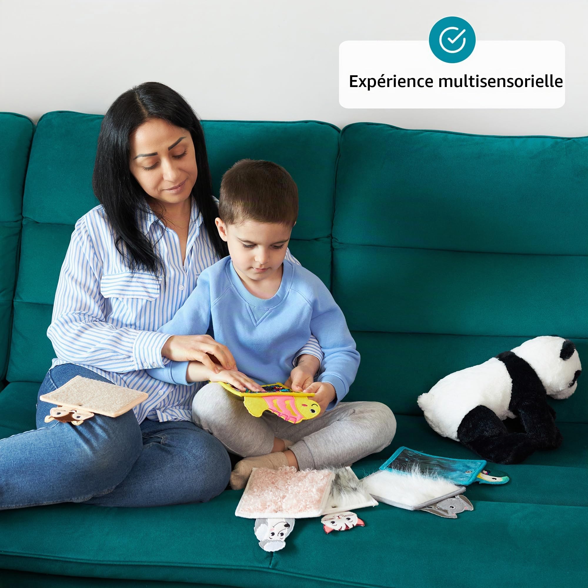 Tapis Sensoriel Texture Enfants Dalle Sensorielle pour Enfants Autistes