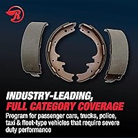 Vista 3 de Raybestos Element3 - Juego de zapatas de freno de tambor trasero de repuesto para Toyota Corolla 2002-2008 (801PG)