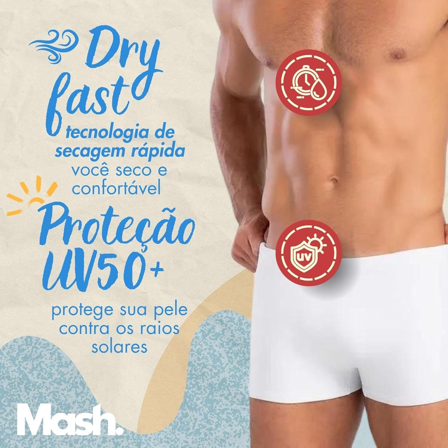 Sunga Boxer Mash Masculina Cordão Ajustável Natação Praia UV 50+ Lisa em promoção! Veja a oferta e mais achadinhos de Moda praia 3 Hoje é o melhor dia para comprar Sunga Boxer Mash Masculina Cordão Ajustável Natação Praia UV 50+ Lisa com aquele preço maroto! Promoção! Aproveite a oferta! 3