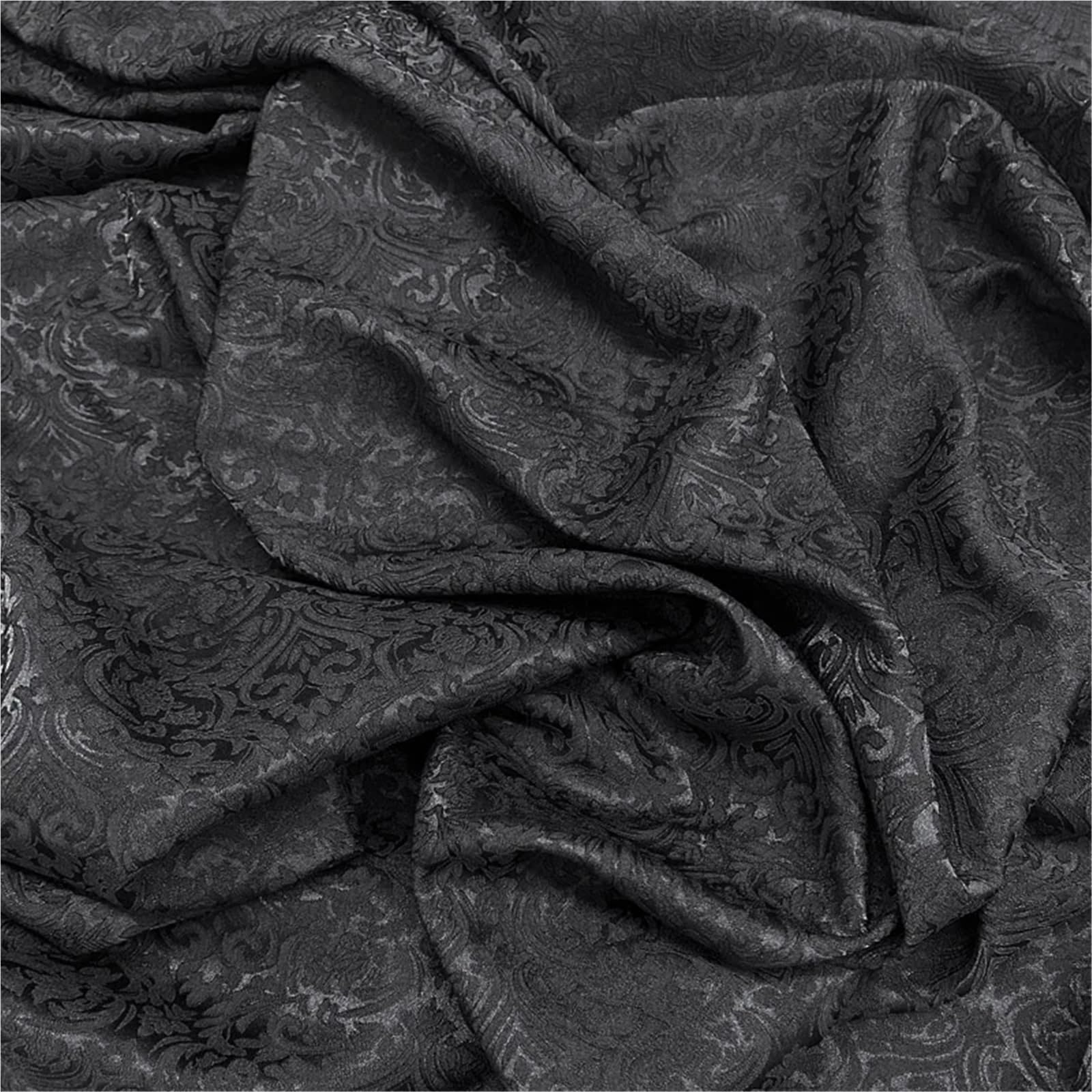 Żakardowa tkanina 3D, teksturowana tkanina brokatowa, do kostiumu, draperia, tkanina do szycia, zamiennik do sukienki lub sukni, tkanina do szycia (150 cm x 10 metrów)