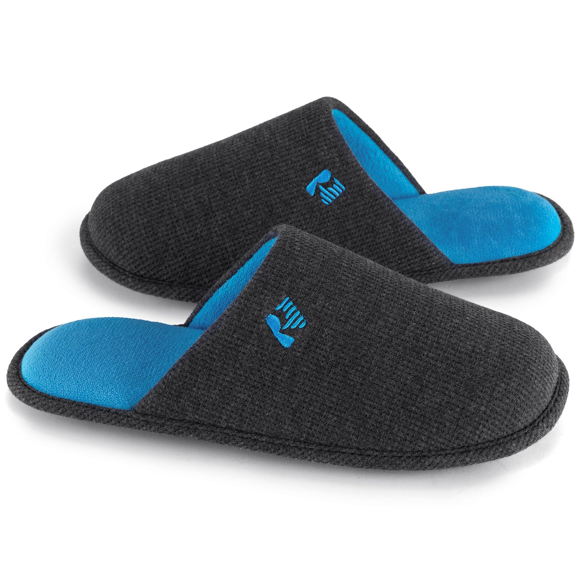 RockDove Men's Two-Tone Memory Foam Lightweight Scuff Slipper