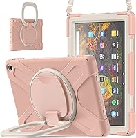 Vista 12 de Funda portátil de rotación de 360° para tablet Fire HD 10 y 10 Plus