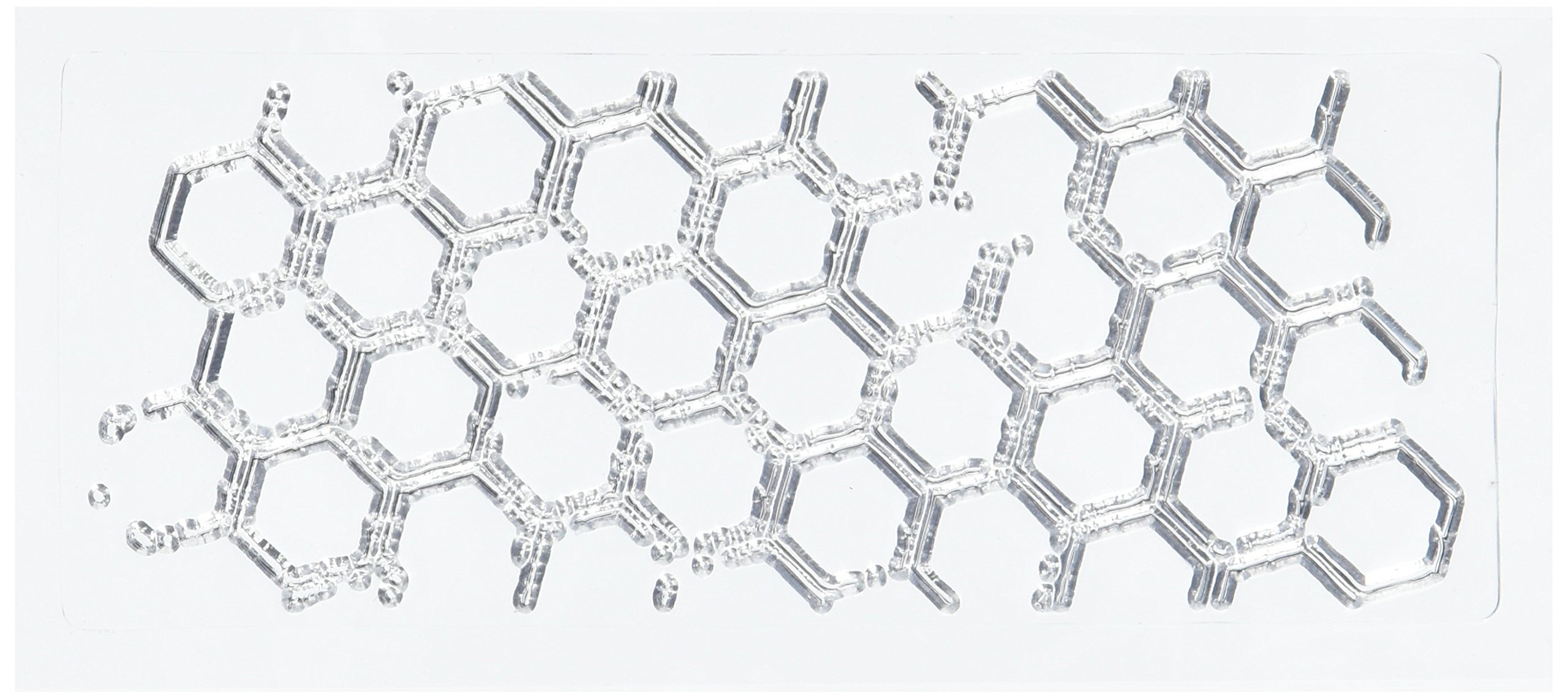 KaisercraftCS161 Acrylic Rubber Texture Stamp, 5.75 by 2.5-Inch, Honeycomb, Clear