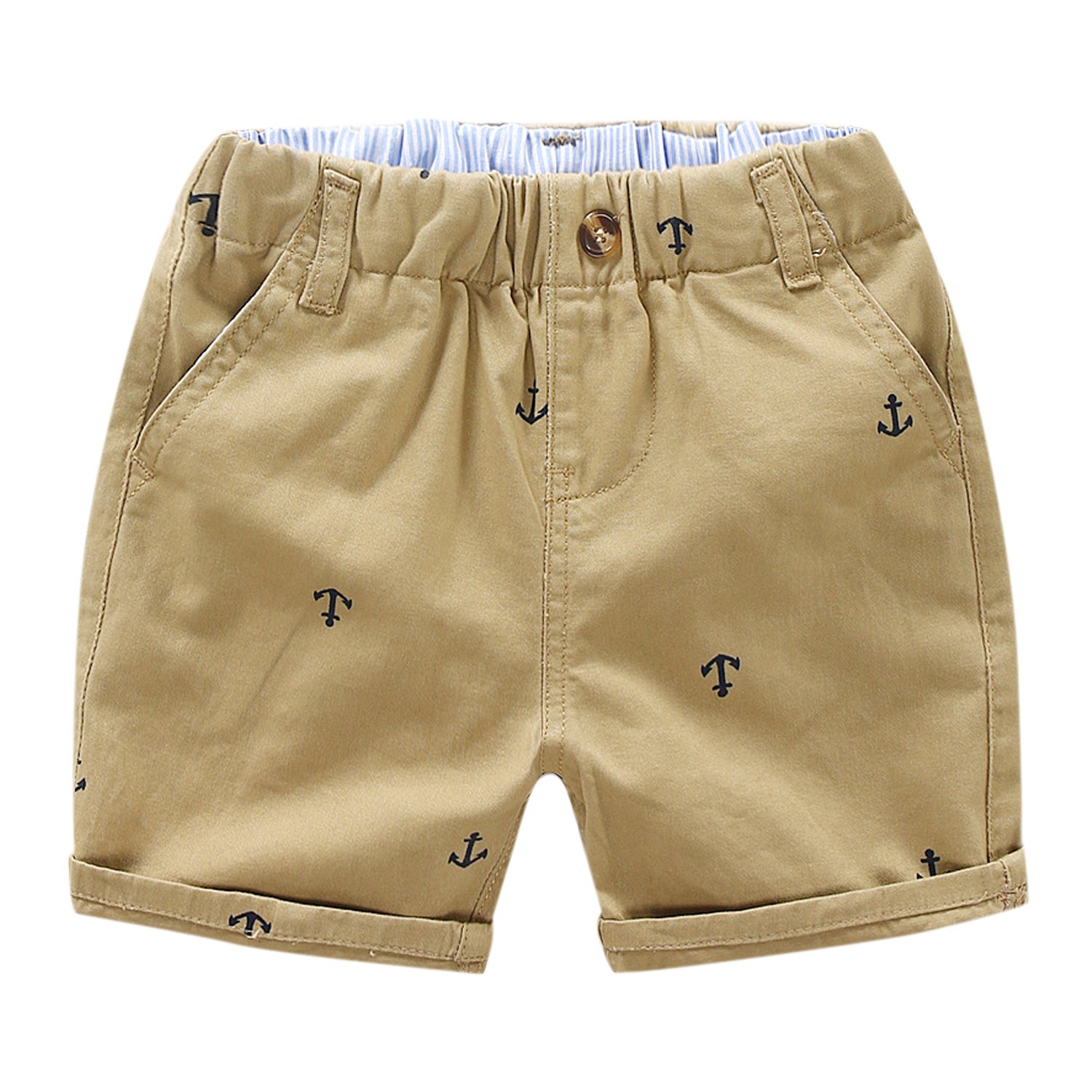 Chic-Chic Short Bébé Garçon Enfant Shorty Pantalon Court Taille Haute Casual Mignon Souple Chic Mode Eté