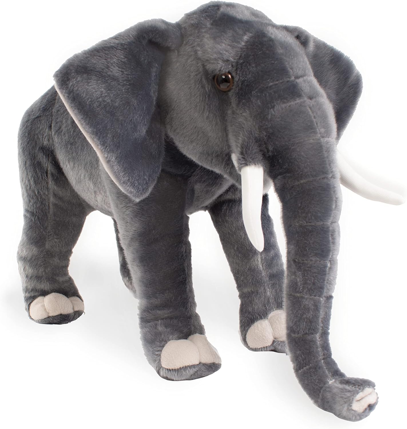 Real Planet 17.5" Elephant Plushies - Super Soft Stuffed Elephant, Teal Elephant Plush, Bedtime Elephant Plush, Cute Animal Stuffed Toy, (17.5" Long)