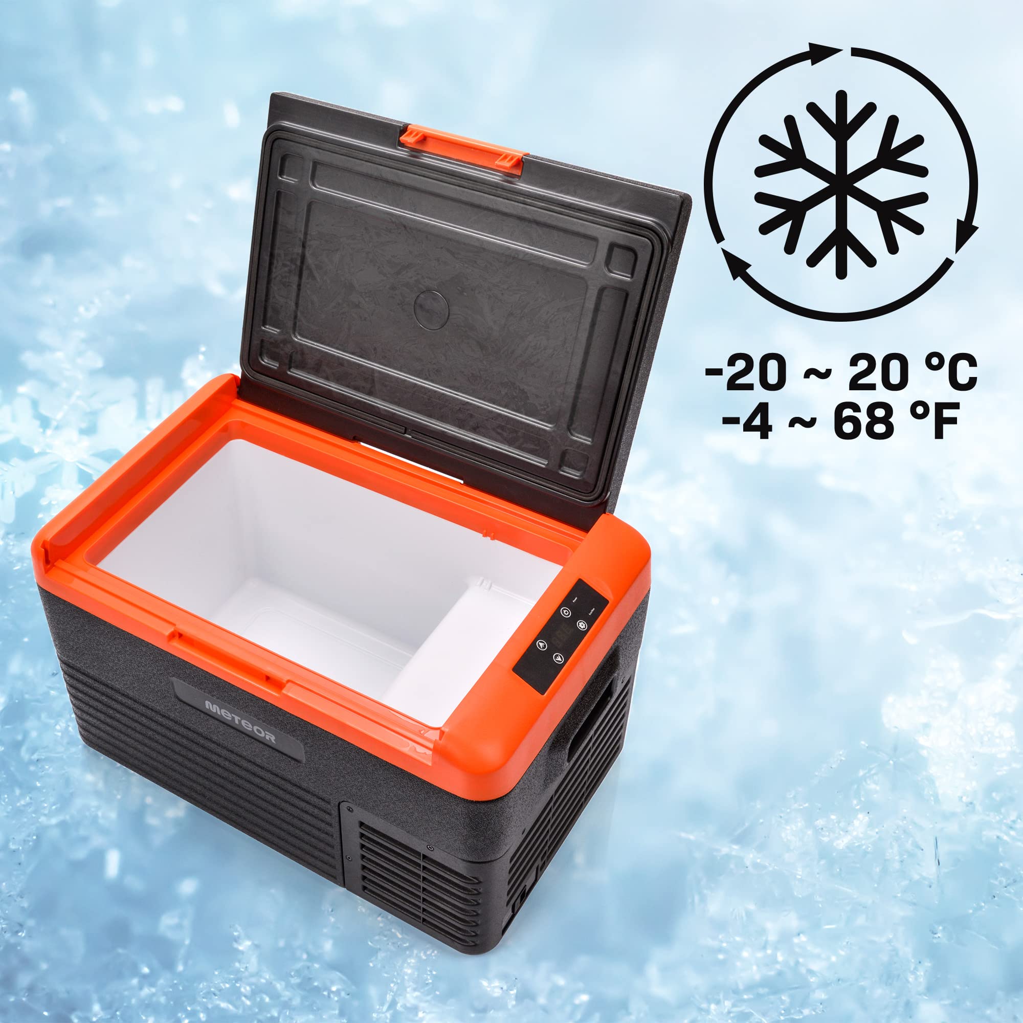 meteor thermoelektrischer Kühlschrank Elektrische Kompressor-Kühlbox 12/24V und 230V für Picknick Auto Boot Camping Isolierung Kühlschrank