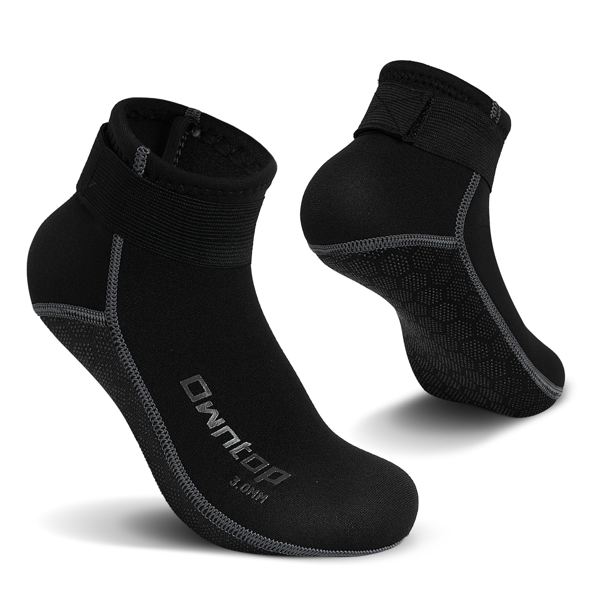 Owntop Skarpety neoprenowe, 3 mm skarpetki do nurkowania skarpetki buty antypoślizgowe płetwy skarpety termiczne skarpety do pływania dla mężczyzn kobiet surfing żeglarstwo kajak