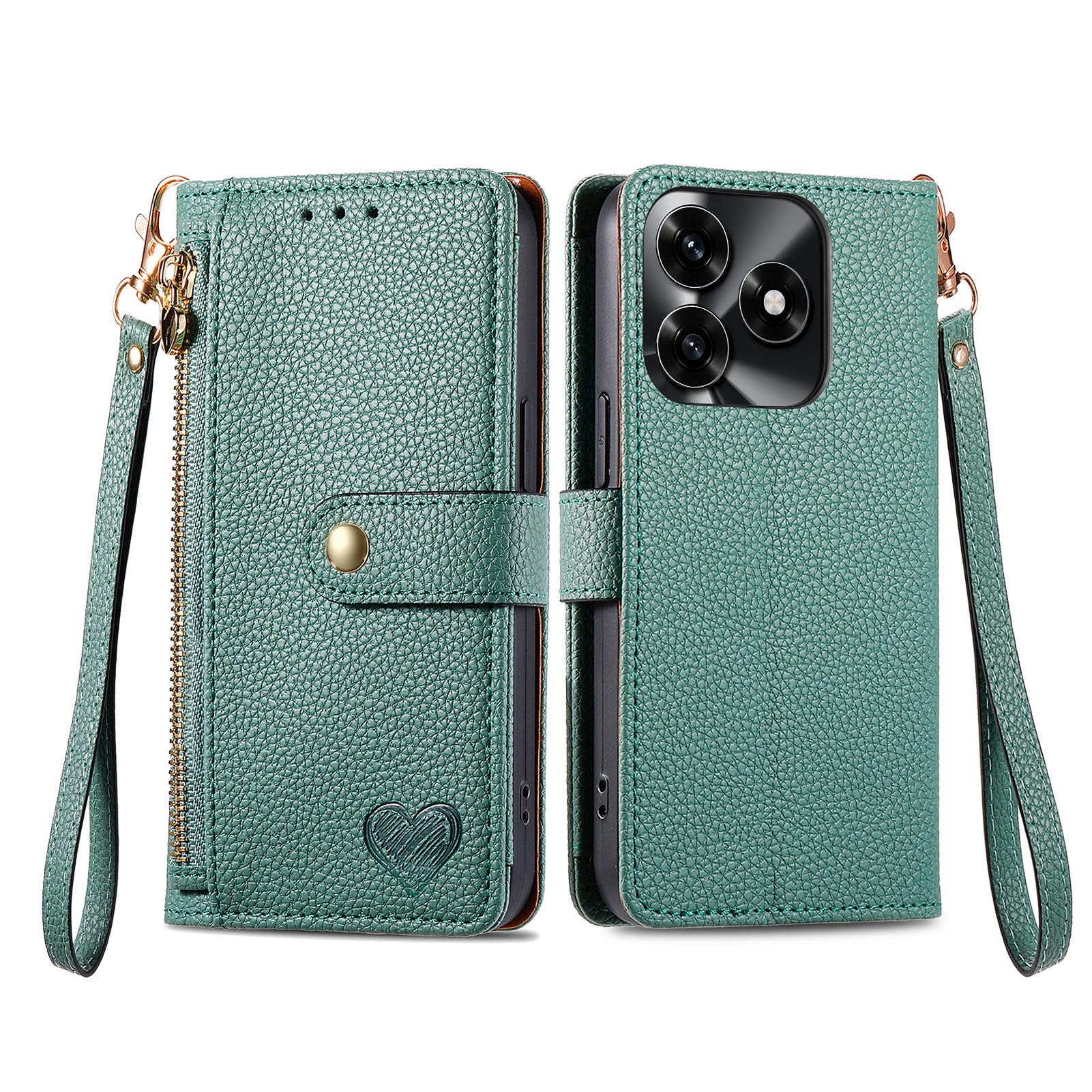 Coque Honor X5C Plus style portefeuille avec cordon pour sorties urbaines - 8
