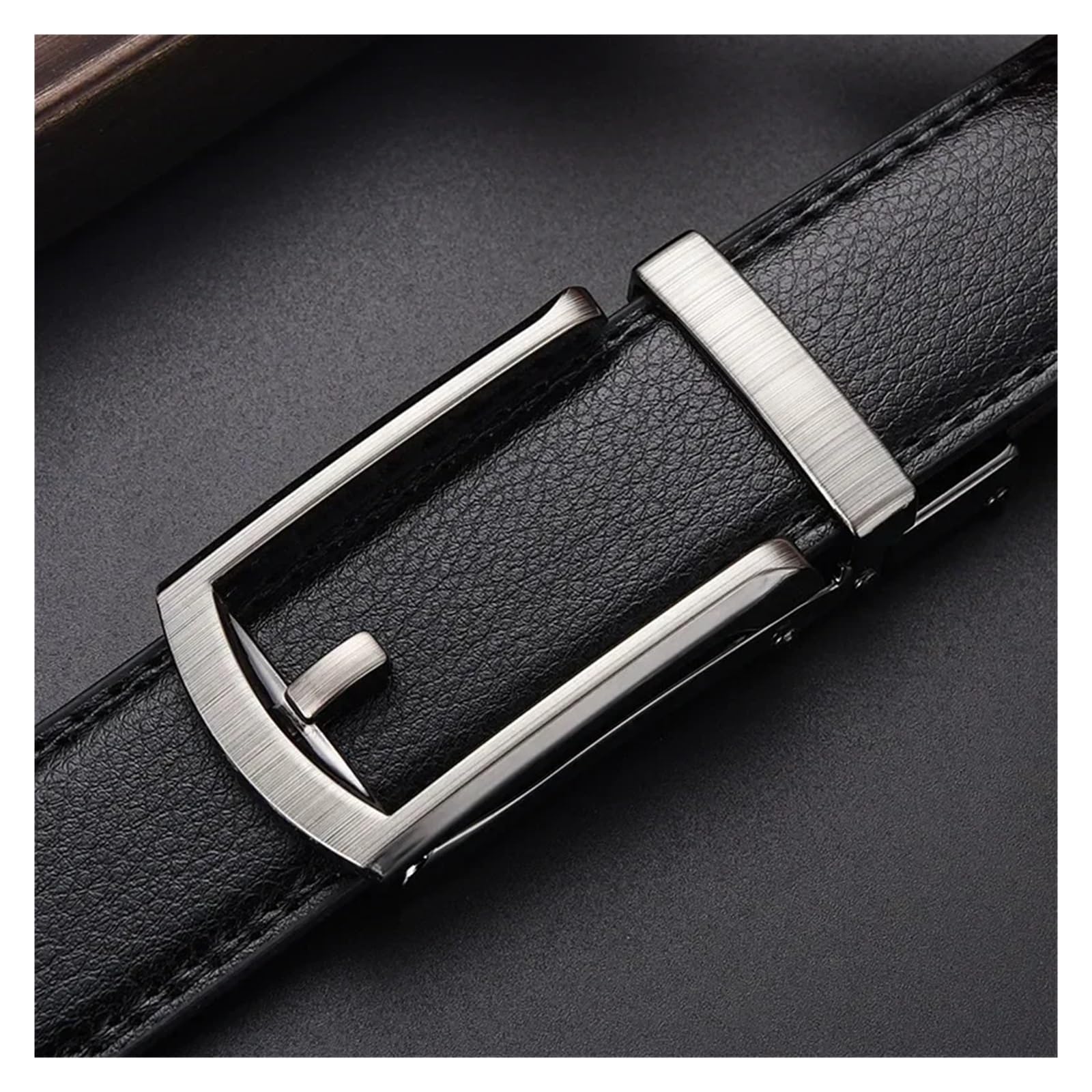 HerrengüRtel Herrengürtel Business Ledergürtel Jeans Automatisch verstellbare Legierungsschnalle Taillengurte Gürtel für Formelle