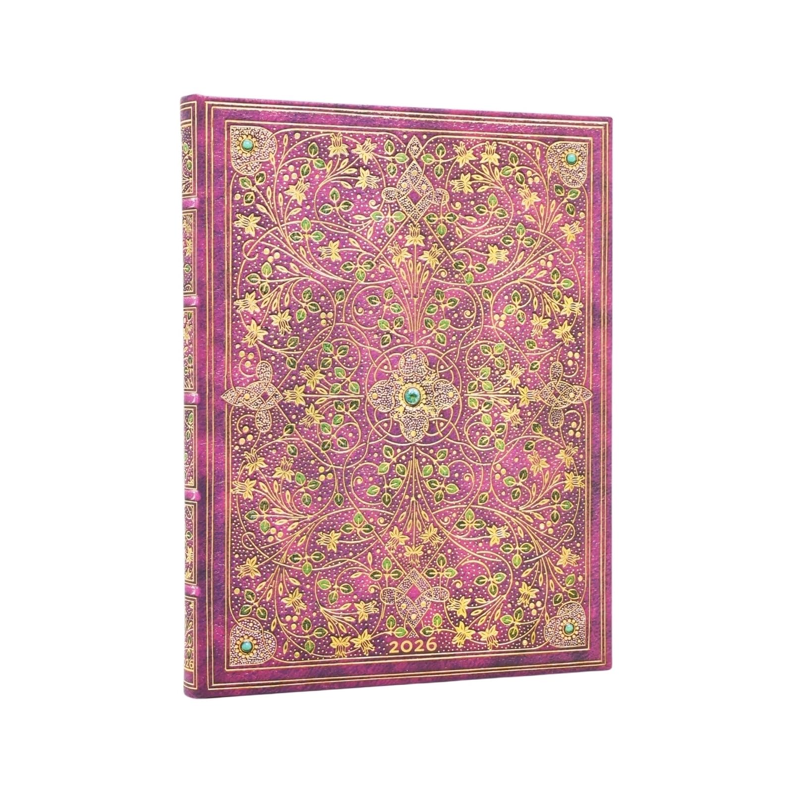 2026 Diamond Jubilee (Sangorski & Sutcliffe) Ultra 12-month Horizontal Hardcover Flexi Dayplanner 2026 (Elastic Band Closure)