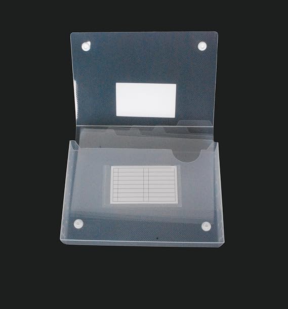 Filexec Products 4 x 6 Inches Index Card Case, Clear, Pack of 2 (50305-20223)
