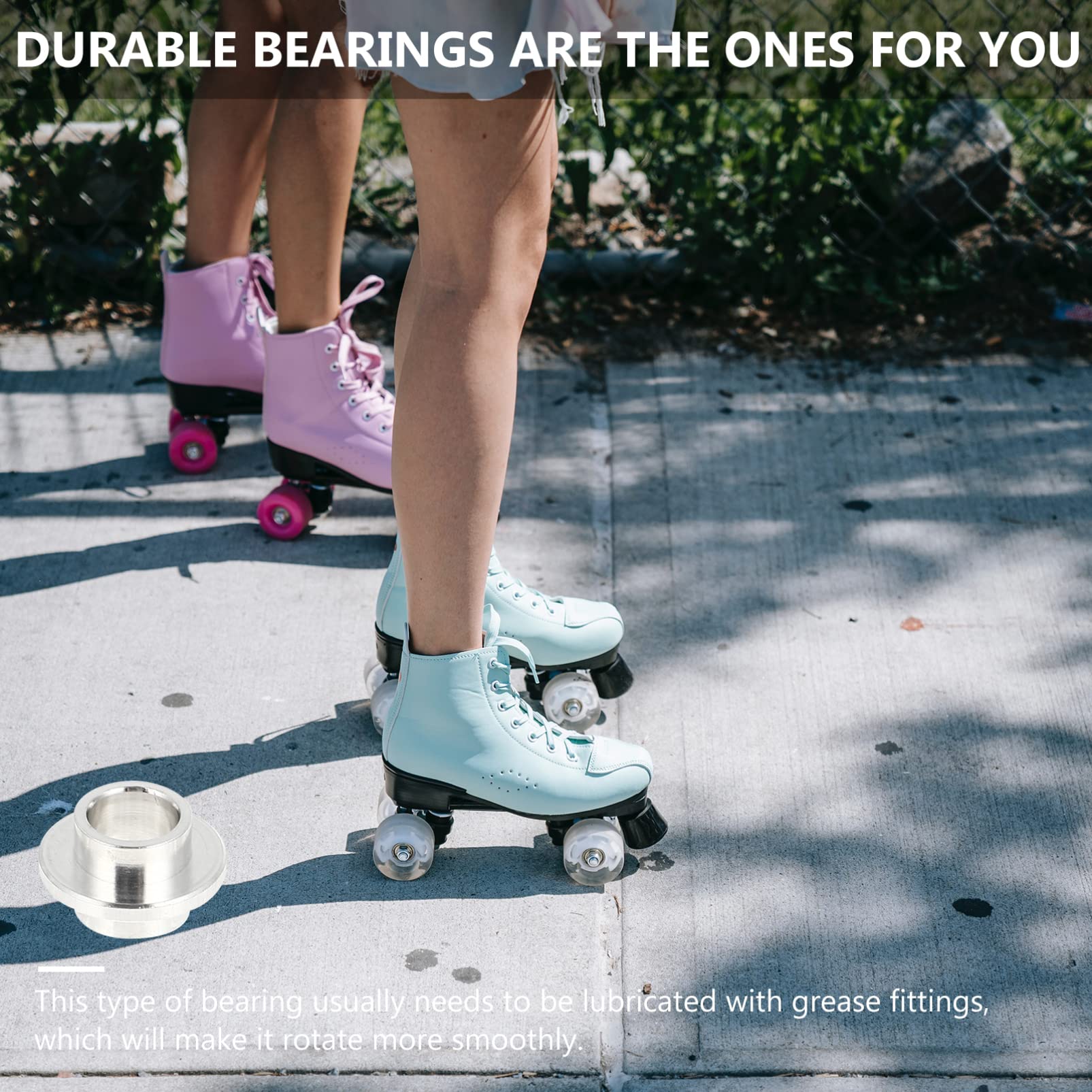 ifundom 1set Durable Metal Bearings for Skates High Speed Wear Resistant Sliding Bearings Easy Installation for Inline Roller Skating Performance and Accessories 15pcs