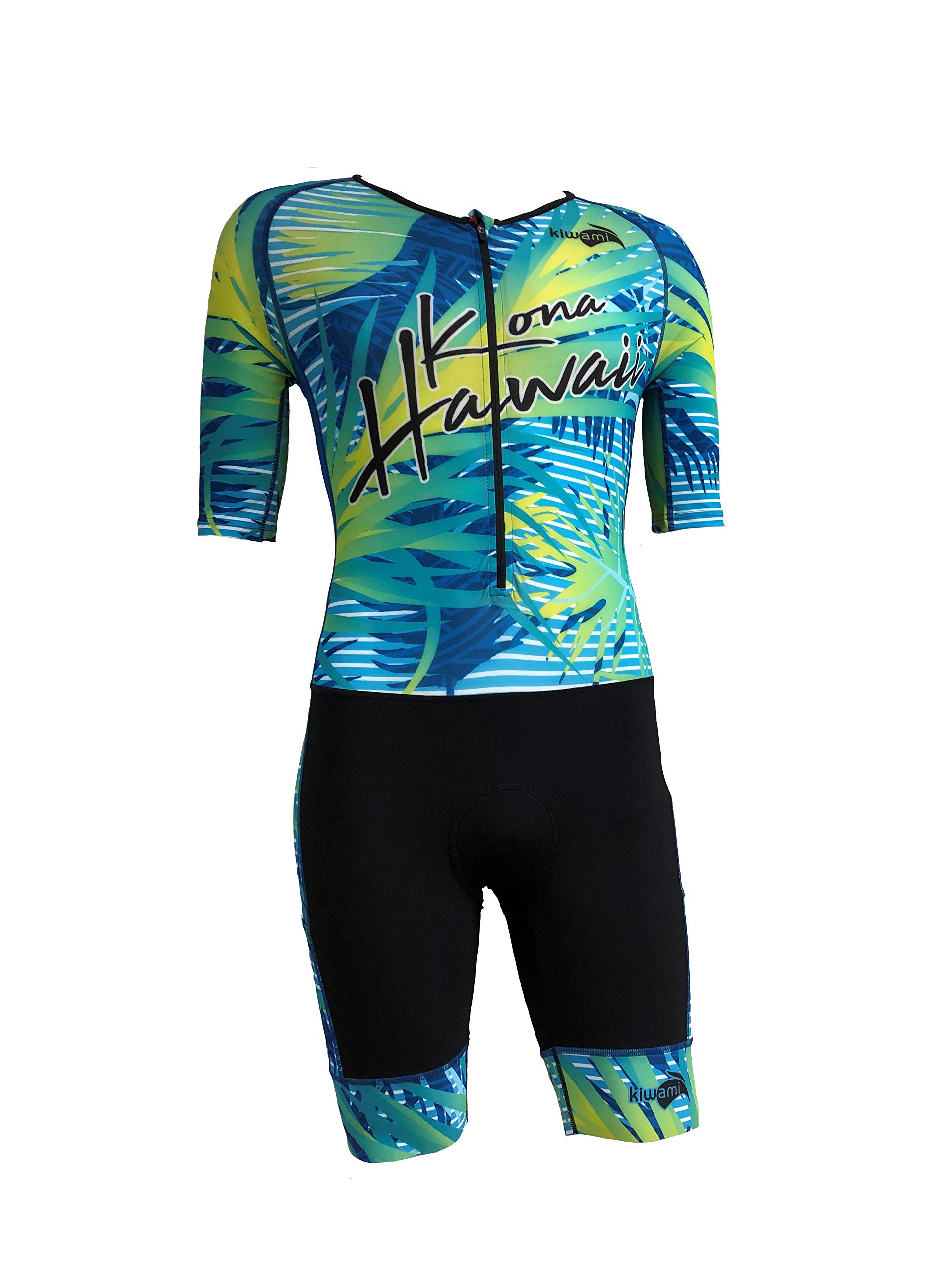 Kiwami Prima 2 LD Aero Sleeved Trisuit - Tri Suits - Trisuits Triathlon Men - Sleeved Tri Suit - Kona Edition (X-Large)