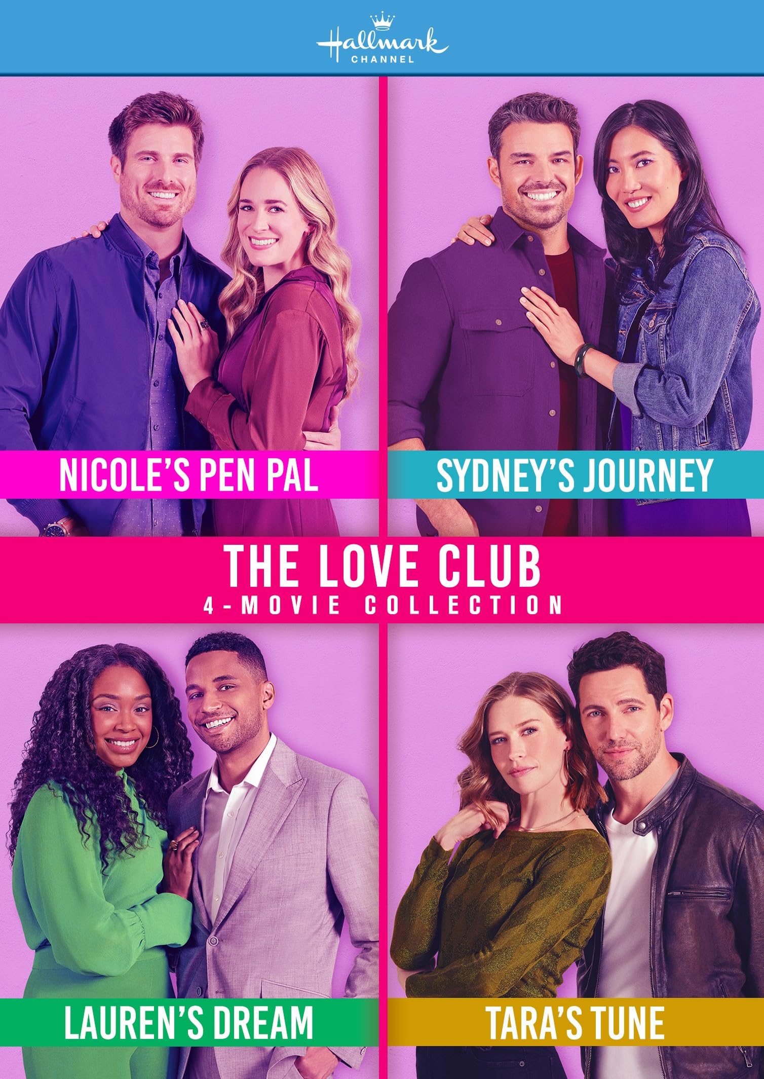 Hallmark 4-Movie Collection: The Love Club: Tara’s Tune, The Love Club: Lauren’s Dream, The Love Club: Sydney's Journey and more