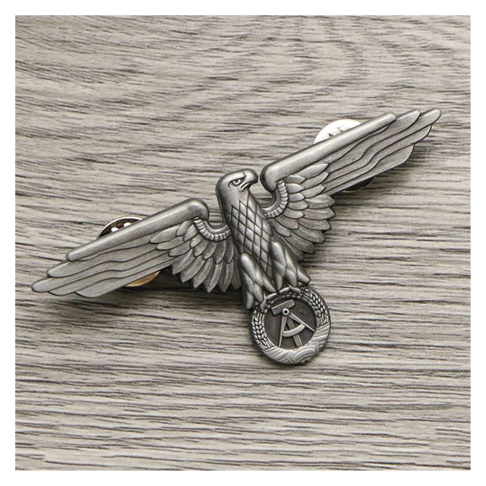 AYQEBNC East German Democratic Republic Badge Emblem Oins Soviet Commemorative Medal Emblem Brooch(Dark Gray)