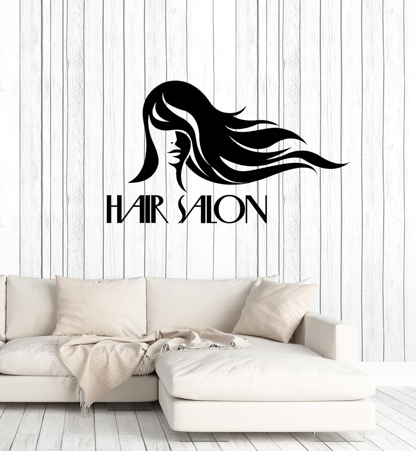 Large Vinyl Wall Decal Hair Salon Woman Stylist Hairdressing Decor Art Stickers Mural (ig5607)