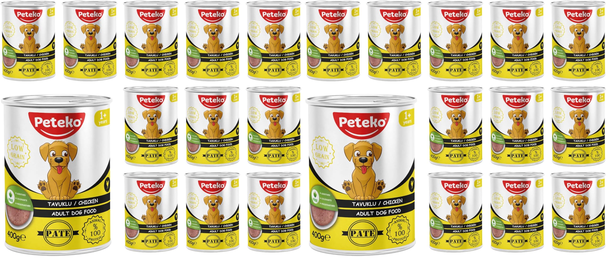 Yetişkin Köpek Tavuklu Pate 400 Gr x 12 adet (2 paketi)