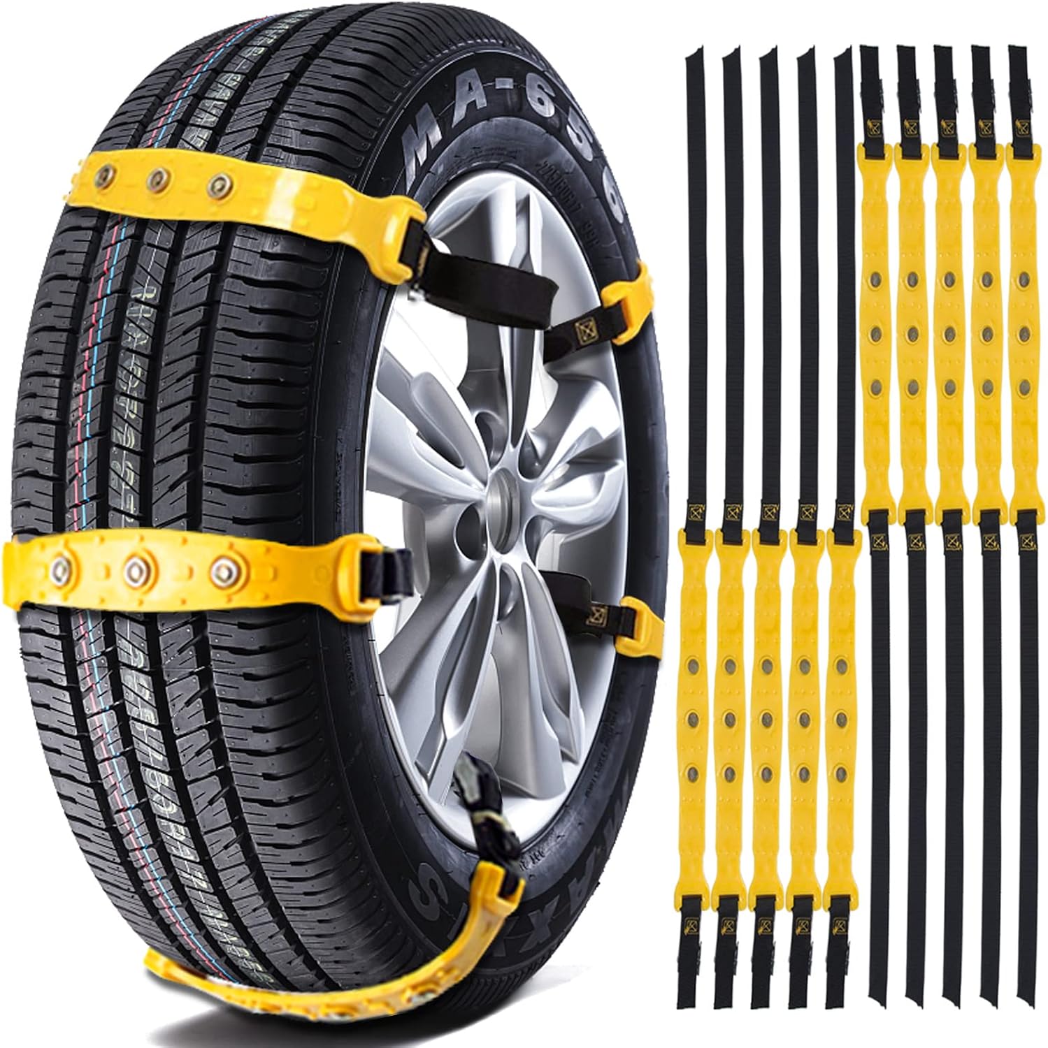 Snow Chains for Car SUV Truck Anti Skid Snow Tire Chains, Car Safety Chains