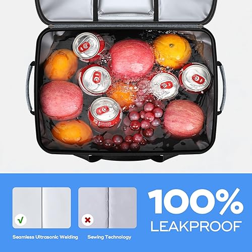 Miniatura 4 de Maelstrom Bolsa enfriadora suave plegable para 24306075 latas, hielera, a prueba de fugas y portátil para playa, campamento, viajes por carretera y