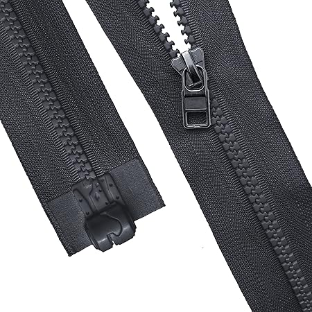 MagZip Magnetic Zipper by ANKHGEAR, One-Handed Adaptive Zipper, 27" Long,
