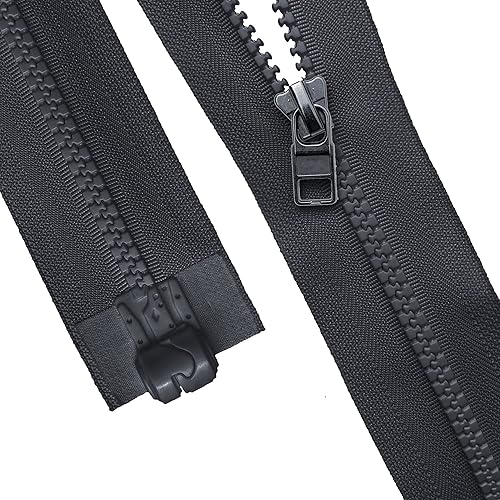 MagZip Magnetic Zipper by ANKHGEAR, One-Handed Adaptive Zipper, 27" Long,