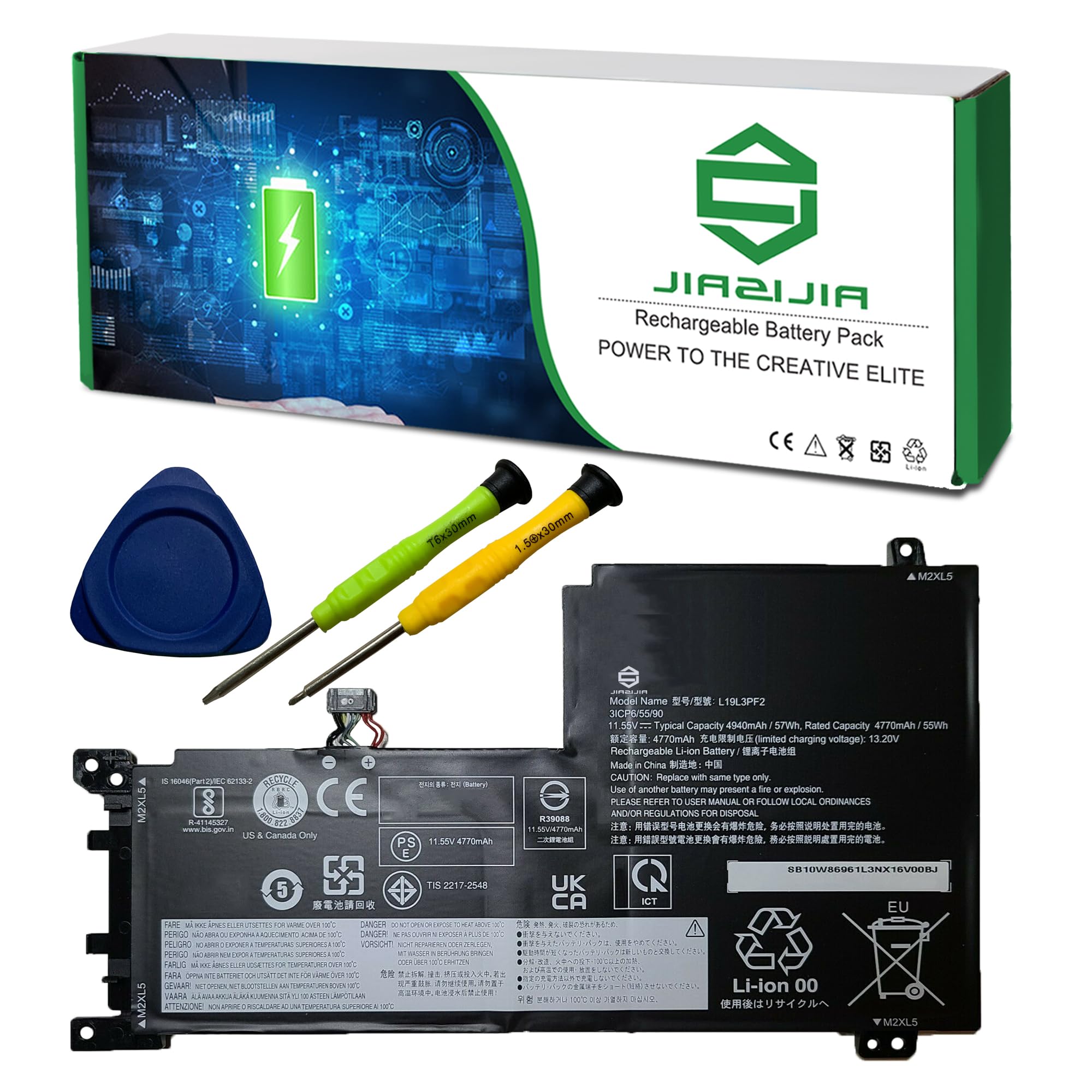 Amazon.com: JIAZIJIA L19L3PF2 Laptop Battery Replacement for
