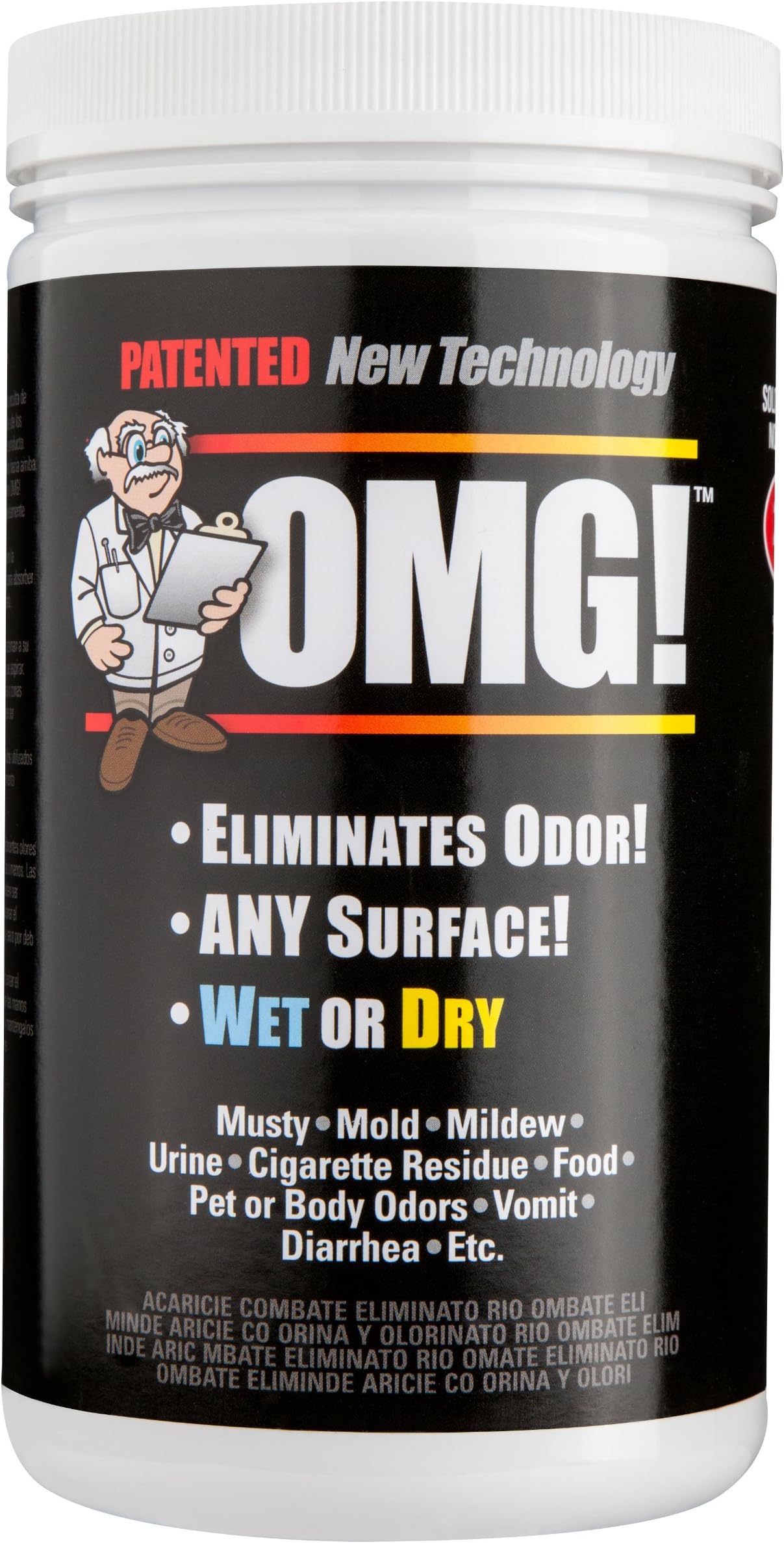 MEDS OMG (HOS) Multi-Purpose Odor and Moisture Extractor - 2 lb. Bottle