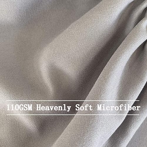 Miniatura 4 de AMROSE Paquete de 3 sábanas suaves para cuna para bebé, niños y niñas, 28 x 52 pulgadas, sábanas ajustables para cuna y colchón de niño pequeño,