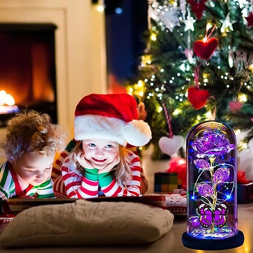 Miniatura 6 de Regalos de rosas para el día de San Valentín para ella, regalos del día de San Valentín para su madre, esposa, novia, regalos de rosas iluminadas