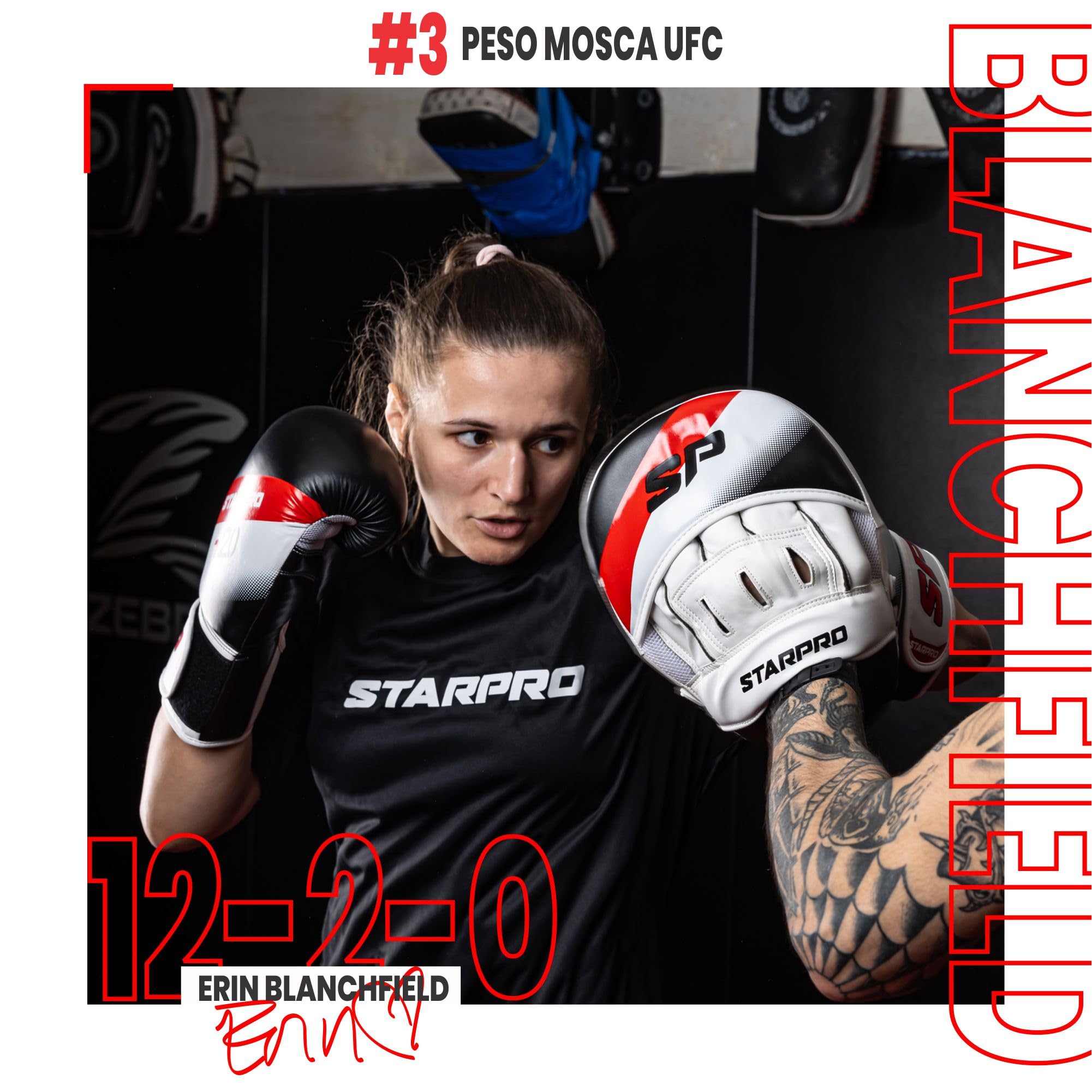 Starpro Colpitori Ricurvi in Pelle PU Guanti Coppia Scudo Pads per Allenamento Boxe MMA Kick Boxing Arti Marziali Muay Thai