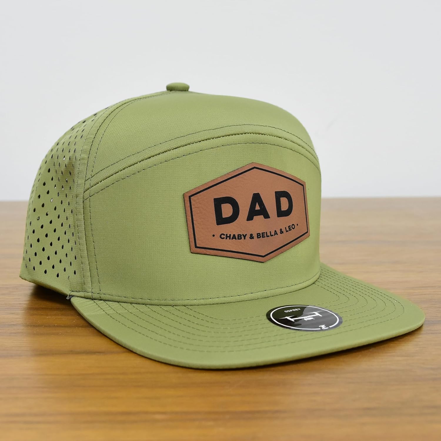 Custom Dad Trucker Hat Personalized Leather Patch Baseball Caps Men & Women Trucker Hat