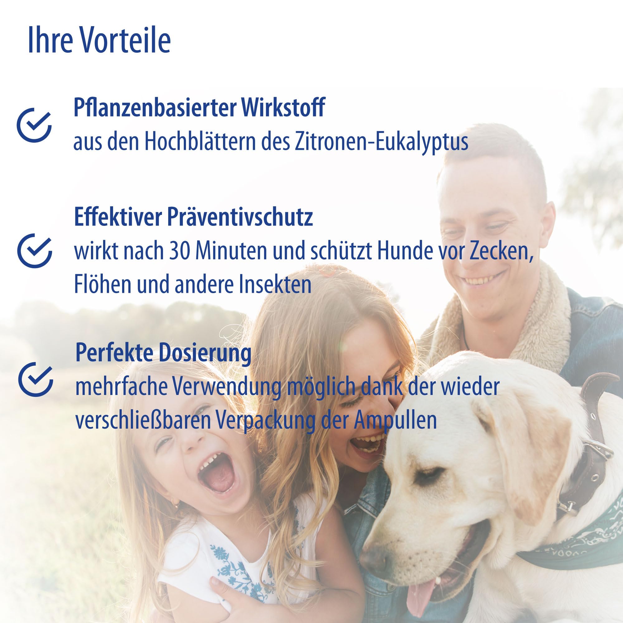 Spot on Hund I Pflanzenbasiertes Zeckenmittel OHNE CHEMIE I Effektiver Schutz vor Zecken, Flöhen und Insekten I Zeckenschutz Hund ohne Nebenwirkung I Bis zu 15 Wochen Schutz I MADE IN GERMANY