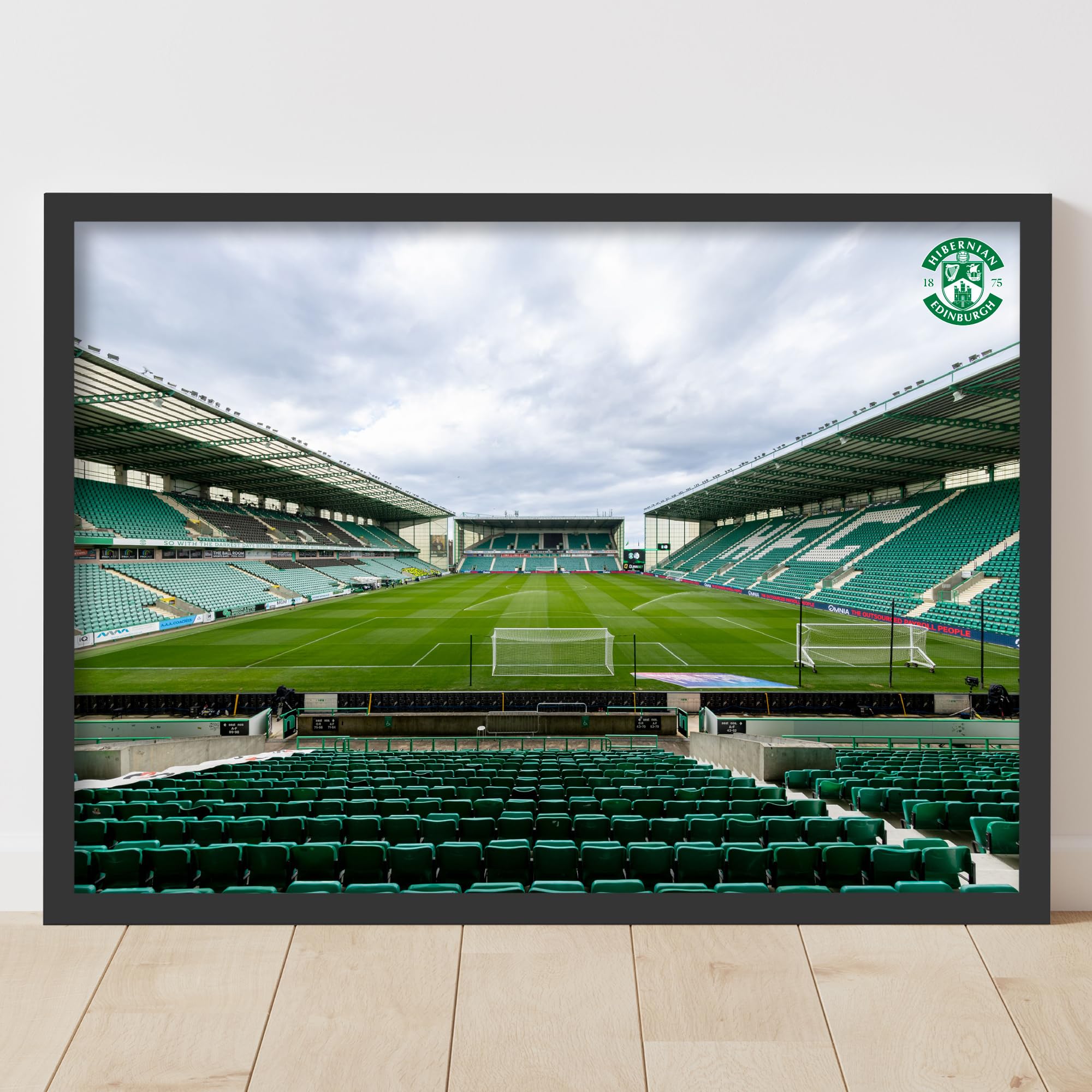 Themed Green Hibernian Fc Print - Stadium Day Time Poster Football Wall Art (42Cm X 59.4Cm - A2)