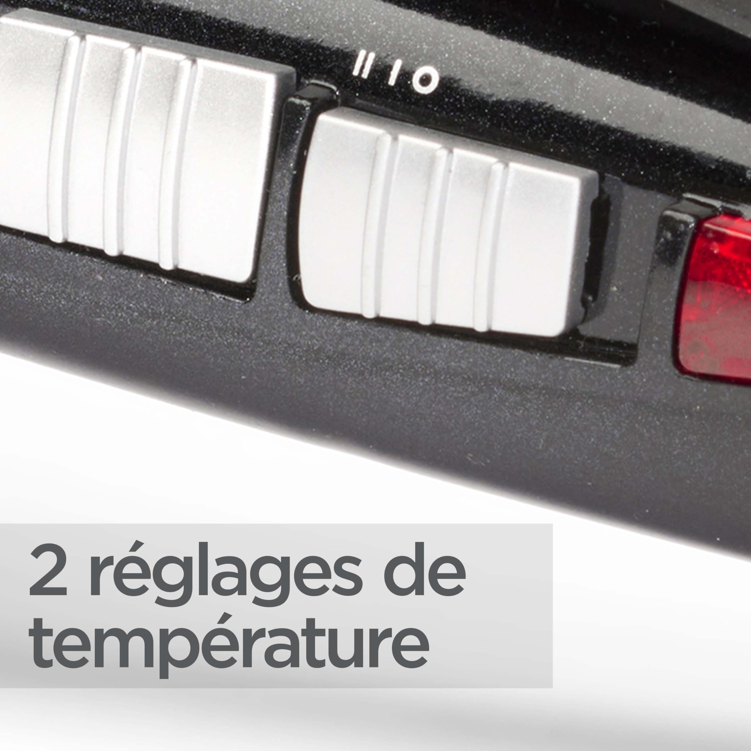 Curl Secret BaByliss - Boucleur automatique Ionic 2, 2 têtes interchangeables, Température de 190 à 230°C, Noir, 25-35mm, C1300E