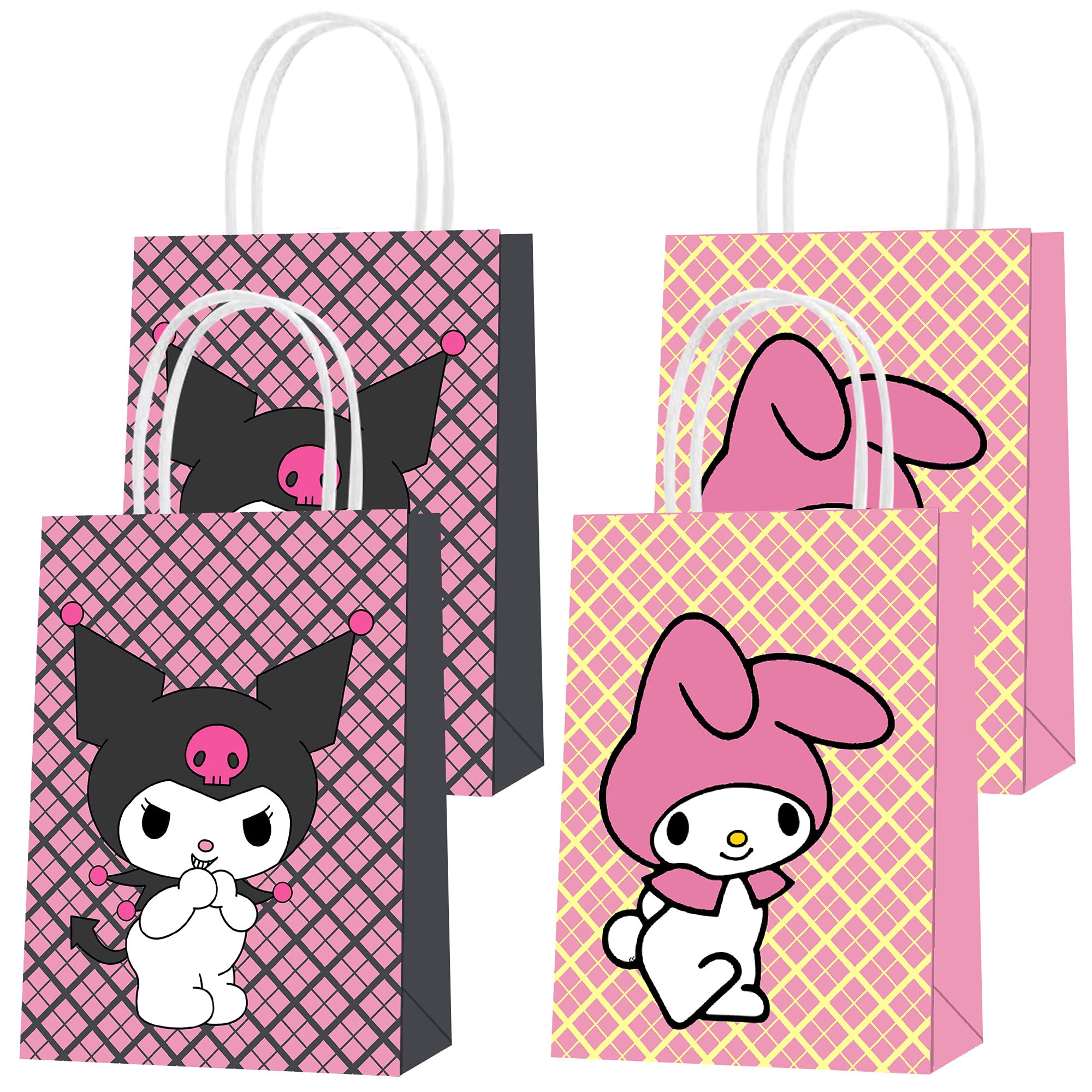 Buy UINE 16 Pack Kuromi and My Melody Party Bags paper bags, Kuromi