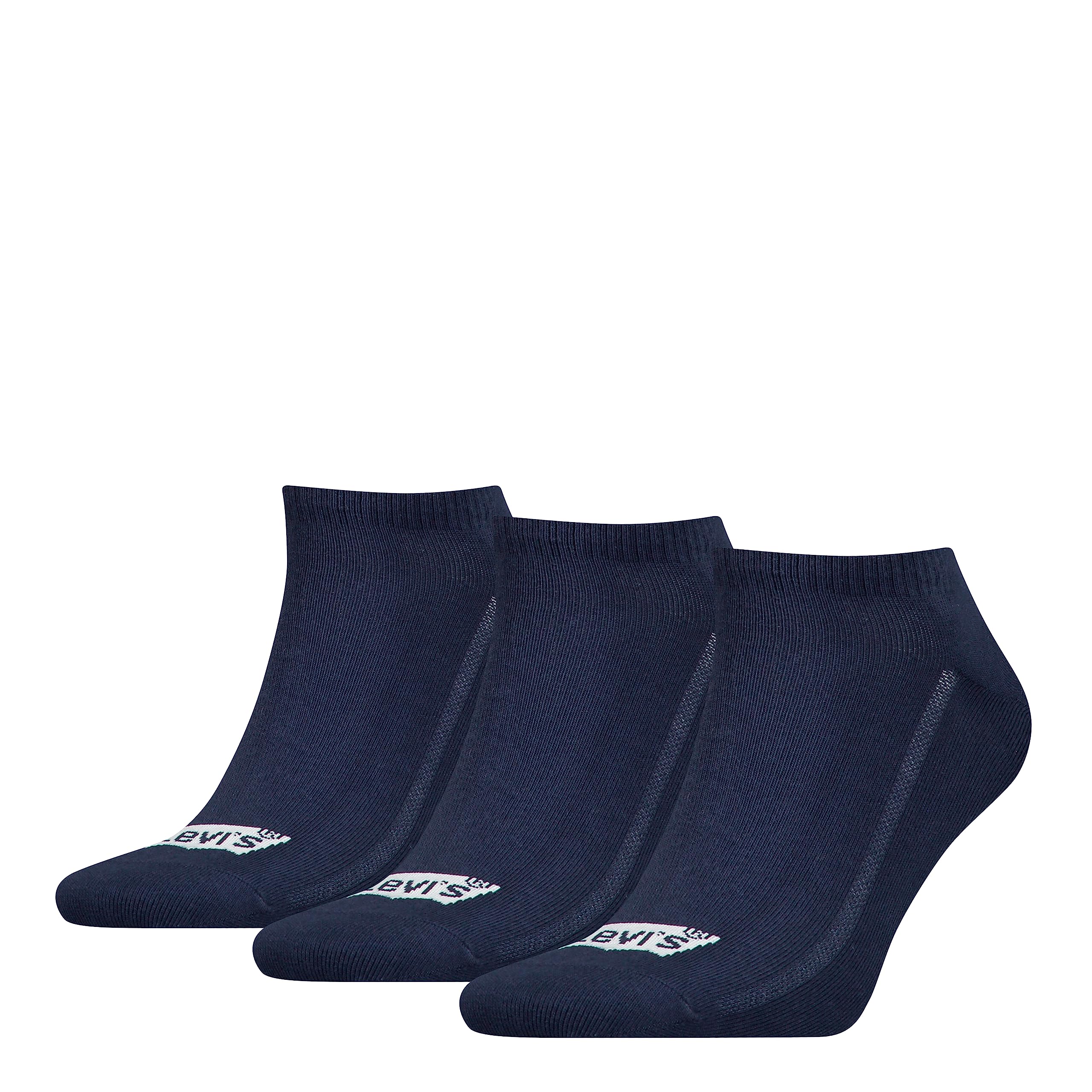 Levi's Unisex Navy Recycled Cotton Sneaker Sock, 43/46