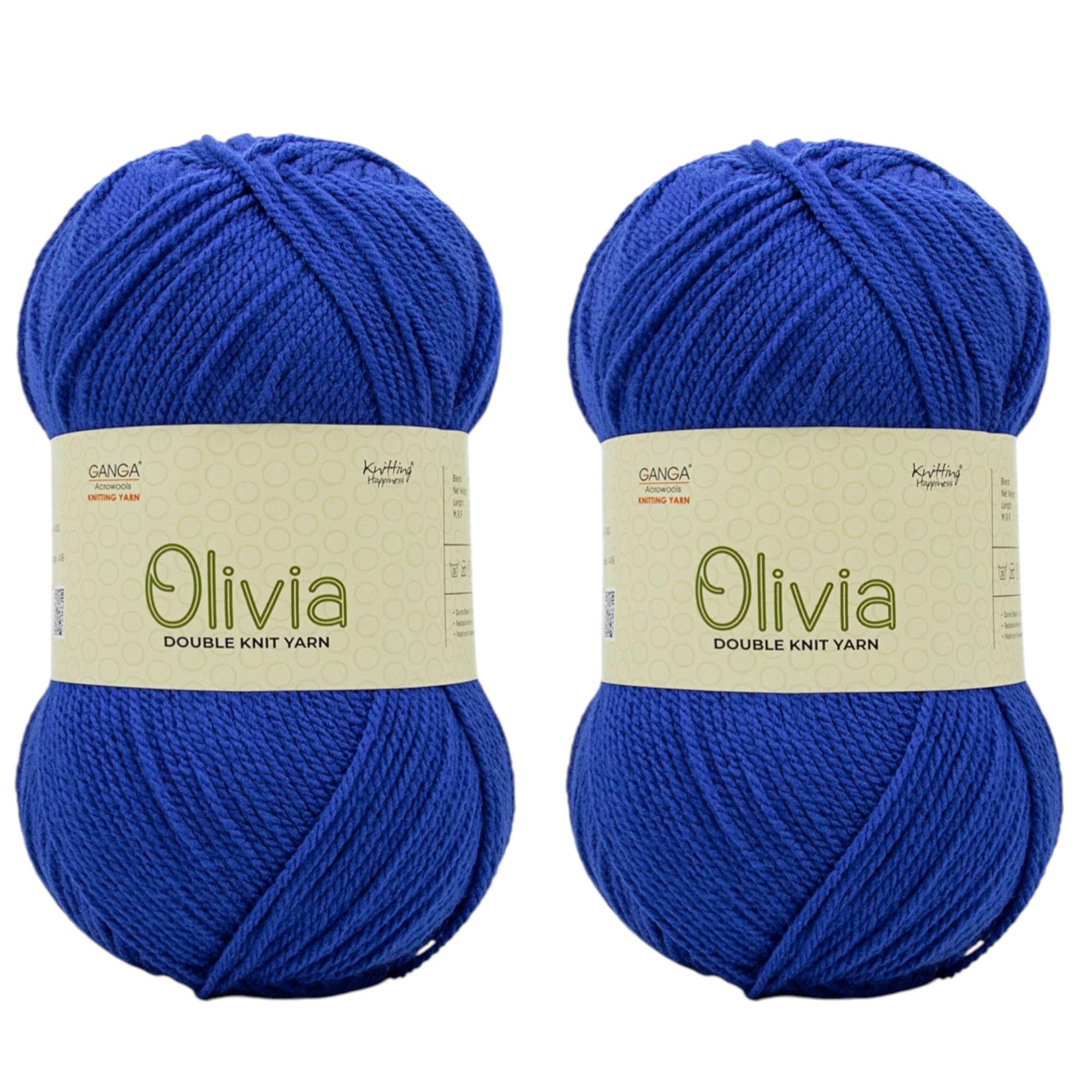 Ganga Acrowools Olivia Yarn - Maroon (2 Balls) -7 Ganga Acrowools Olivia Yarn - Maroon (2 Balls) -7